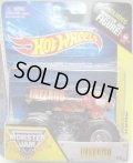 2014 MONSTER JAM included MONSTER JAM FIGURE! 【INFERNO】 BLACK