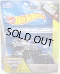 2014 MONSTER JAM included MONSTER JAM FIGURE! 【BOUNTY HUNTER】 BLUE (TRACK ACE TIRES)