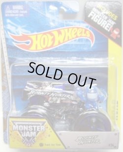 画像1: 2014 MONSTER JAM included MONSTER JAM FIGURE! 【BOUNTY HUNTER】 BLUE (TRACK ACE TIRES)