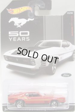 画像1: 2014 WALMART EXCLUSIVE - MUSTANG 50 YEARS 【1971 FORD MUSTANG MACH 1】 RED/5SP