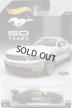 画像1: 2014 WALMART EXCLUSIVE - MUSTANG 50 YEARS 【CUSTOM '12 FORD MUSTANG】 FLAT BLACK/PR5