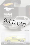 2014 WALMART EXCLUSIVE - MUSTANG 50 YEARS 【1967 FORD MUSTANG】 YELLOW/5SP