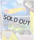 2014 MONSTER JAM included MONSTER JAM FIGURE! 【GRAVE DIGGER】 BLACK (EDGE GLOW/ROLL CAGE)