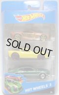 2014 HOT WHEELS 3 【SCORCHER(?)/'11 CORVETTE GRAND SPORT(?)/'71 MAVERICK GRABBER(?)】　