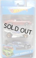 2014 HOT WHEELS 3 【'69 MERCURY CYCLONE(EX)/DRRIFT KING(?)/FORD FALCON RACE CAR(EX)】　