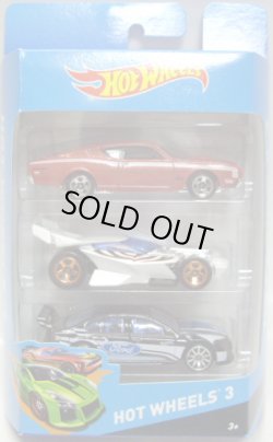 画像1: 2014 HOT WHEELS 3 【'69 MERCURY CYCLONE(EX)/DRRIFT KING(?)/FORD FALCON RACE CAR(EX)】　