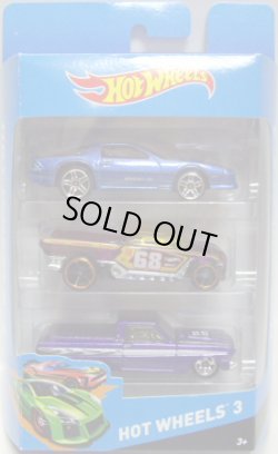 画像1: 2014 HOT WHEELS 3 【1985 CHEVROLET CAMARO IROC-Z(EX)/???(?)/'65 FORD RANCHERO(EX)】　