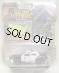 2012 JADA HERO PATROL W5 【"LOS ANGELS POLICE DEPARTMENT" FORD CROWN VICTORIA POLICE INTERCEPTOR】 BLACK-WHITE