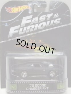 画像1: 2014 RETRO ENTERTAINMENT 【'70 DODGE CHARGER】 FLAT BLACK/RR (FAST & FURIOUS)