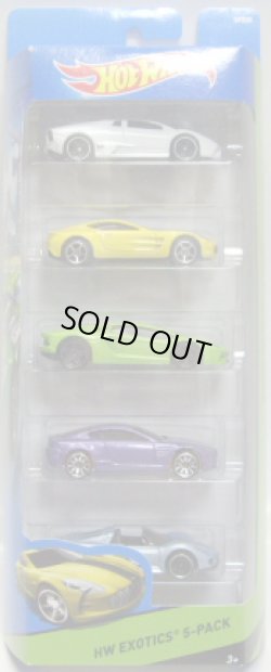 画像1: 2014 5PACK 【HW EXOTICS】　Lamborghini Reventon / Aston Martin One-77 / Lamborghini Aventador / Aston Martin V8 Vantage / Porsche 918 Spyder