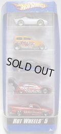 2007 5PACK 【HOT WHEELS 5】　Lancia Stratos / Midnight Otto / Toyota Celica / Ford Focus / Chevy Pro Stock Truck 