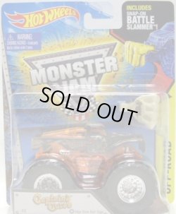 画像1: 2015 MONSTER JAM includes SNAP-ON BATTLE SLAMMER! 【CAPTAIN'S CURSE】 BLACK (EDGE GLOW ROLL CAGE)