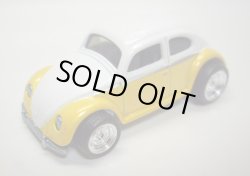 画像1: LOOSE - 2011 GARAGE 30CAR SET (バラシ）【VOLKSWAGEN BEETLE】　WHITE-YELLOW/RR