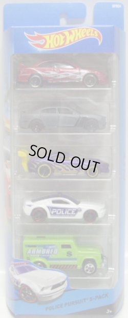 画像1: 2014 5PACK 【POLICE PURSUIT】　Honda Civic Si / '11 Dodge Charger R/T / Super Tsunami (Power Pro) / Ford Mustang GT Concept / Armored Truck