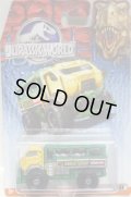 2015 MATCHBOX "JURASSIC WORLD" 【TRAVEL TRACKER】 YELLOW-GREEN