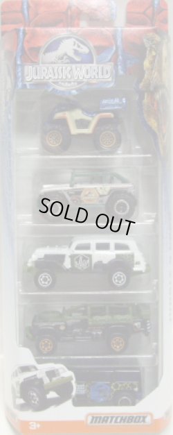 画像1: 2015 MATCHBOX "JURASSIC WORLD" 【JUNGLE 5PACK】 