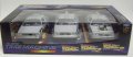 1/24 WELLY "BACK TO THE FUTURE" 【DELOREAN TIME MACHINE TRILOGY 3CAR PACK】　GRAY/RR