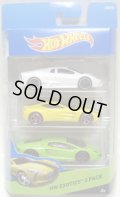 2015 HOT WHEELS 3PACK 【HW EXOTICS】 Lamborghini Reventon / Aston Martin One-77 / Lamborghini Aventador