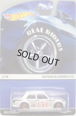 画像1: 2015 HW HERITAGE - REAL RIDERS 【DATSUN BLUEBIRD 510】 WHITE/RR