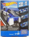 MEGA BLOKS HOT WHEELS 3 in 1 【CHROMAD】　BLUE/10SP