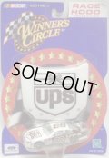 2002 ACTION - NASCAR WINNER'S CIRCLE 【"#88 UPS" FORD TAURUS】　WHITE-BROWN (with 1/24 RACE HOOD)