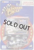 2001 ACTION - NASCAR WINNER'S CIRCLE 【"#2 AC DELCO" CHEVY MONTE CARLO】　NAVY (DRIVER STICKER)