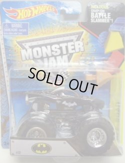 画像1: 2015 MONSTER JAM includes SNAP-ON BATTLE SLAMMER! 【BATMOBILE】 BLACK (NEW CAST)