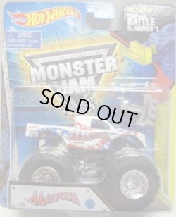 画像1: 2015 MONSTER JAM includes SNAP-ON BATTLE SLAMMER! 【MADUSA】 WHITE (2015 NEW LOOK!)