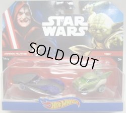 画像1: 2015 HW STAR WARS 2PACK 【EMPEROR PALPATINE/YODA】