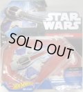 2015 HW STAR WARS STARSHIP 【OBI-WAN KENOBI'S JEDI STARFIGHTER】　LT.GRAY (BLACK CARD)