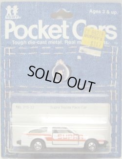 画像1: TOMY POCKET CARS 【TOYOTA SUPRA PACE CAR】　WHITE （USトミカ）