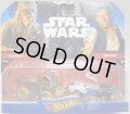 2015 HW STAR WARS 2PACK 【HAN SOLO / CHEWBACCA】 (2015 BLACK CARD)