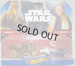 画像1: 2015 HW STAR WARS 2PACK 【HAN SOLO / CHEWBACCA】 (2015 BLACK CARD)