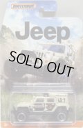 2015 MATCHBOX WALMART EXCLUSIVE "JEEP SERIES"【JEEP WRANGLER SUPERLIFT】 CREAM (予約不可）