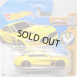 画像1: 【2015 FORD MUSTANG GT】 YELLOW/PR5  (インターナショナル・ショートカード) 