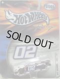 2001 HOT WHEELS RACING "PIT BOARD"【#02 TEAM ALLTEL FORD TAURUS】 WHITE-BLACK/RR