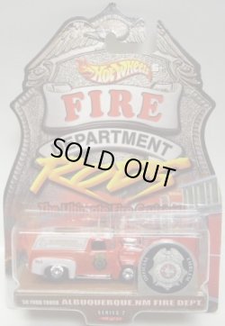画像1: 2001 K・B TOYS EXCLUSIVE FIRE RODS 【'56 FORD TRUCK】　RED-WHITE/RR