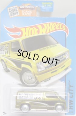 画像1: 2015 SUPER TREASURE HUNTS 【CUSTOM '77 DODGE VAN】　SPEC.YELLOW/RR (MOONEYES)