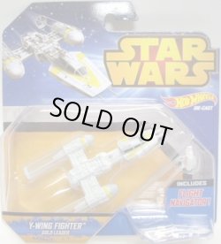 画像1: 2015 HW STAR WARS STARSHIP 【Y-WING FIGHTER GOLD LEADER】　WHITE