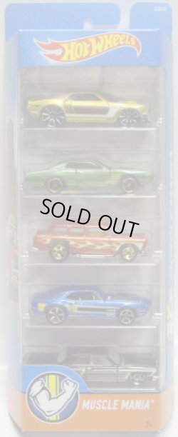 画像1: 2016 5PACK 【MUSCLE MANIA】'69 Ford Mustang / '74 Dodge Charger / Classic Nomad / '67 Pontiac Firebird 400 / '64 Chevy Impala 