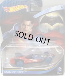 画像1: 2016 ENTERTAINMENT CHARACTERS 【MAN OF STEEL】　DK.BLUE-RED/BLUE NW (DC COMICS) 