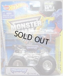 画像1: 2015 MONSTER JAM includes SNAP-ON BATTLE SLAMMER! 【PREDATOR】 BLACK (X-RAY BODY)