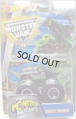 画像1: 2016 MONSTER JAM "MONSTER MUTANTS" 【GRAVE DIGGER】 BLACK （ギミック有）