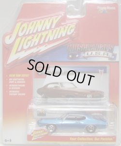 画像1: 2016 JOHNNY LIGHTNING - MUSCLE CARS USA S1 【1971 PONTIAC GTO】 MET.BLUE/RR　