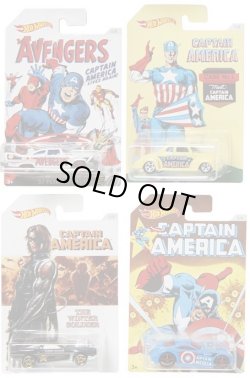 画像1: 2016 Celebrate 75 Years of Captain America!【4種セット】 '57 PLYMOUTH FURY/'40 FORD COUPE/RIVITED/SIR OMINOUS