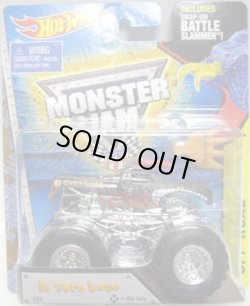 画像1: 2015 MONSTER JAM includes SNAP-ON BATTLE SLAMMER! 【EL TORO LOCO】 CLEAR BLACK (X-RAY BODY)