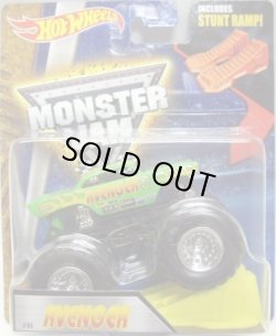 画像1: 2016 MONSTER JAM includes STUNT RAMP! 【AVENGER】 LT.GREEN