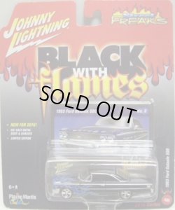 画像1: 2016 JOHNNY LIGHTNING - STREET FREAKS S1B 【1963 FORD GALAXIE 500】 BLACK-BLUE (BLACK WITH FLAMES)