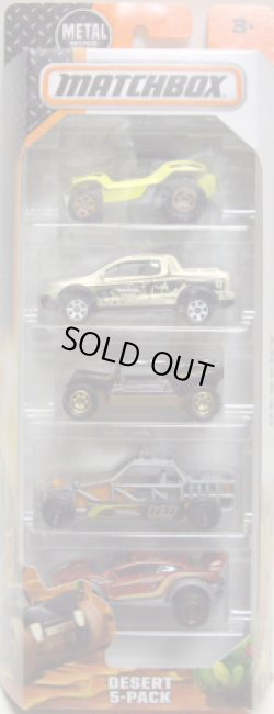 画像1: 2016 MATCHBOX 5PACK  【DESERT】Baja Bandit/VW Saveiro Cross/Coyote 500/Dune Buggy/Terrain Trouncer