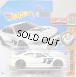 画像1: 【'15 DODGE CHARGER SRT】 WHITE/PR5 （NEW CAST)  (インターナショナル・ショートカード)